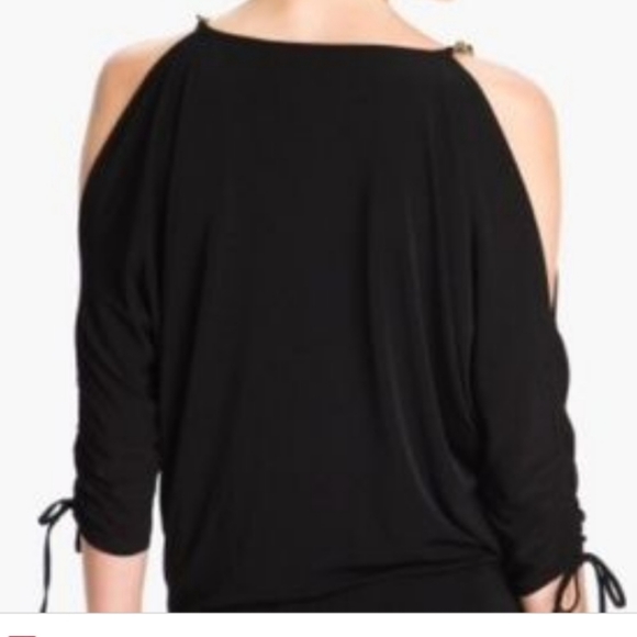 ❤️NEW Michael Kors Cold Shoulder Top - Picture 2 of 4